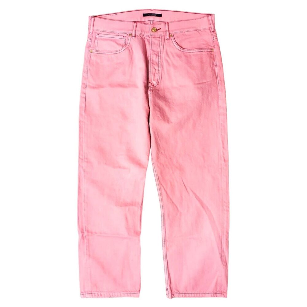 SCOTCH & SODA Jeans Womens 31/32 Pink BOYFRIEND Button Fly Straight Casual